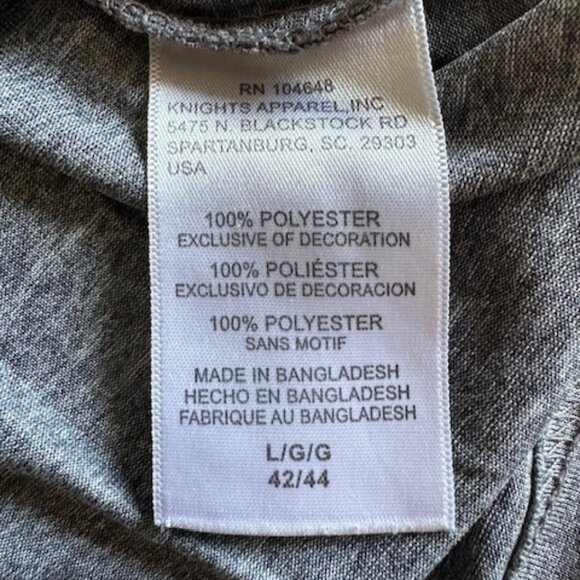 Proedge Huskers Gray and Red Shirt 8550 - Picture 4 of 5